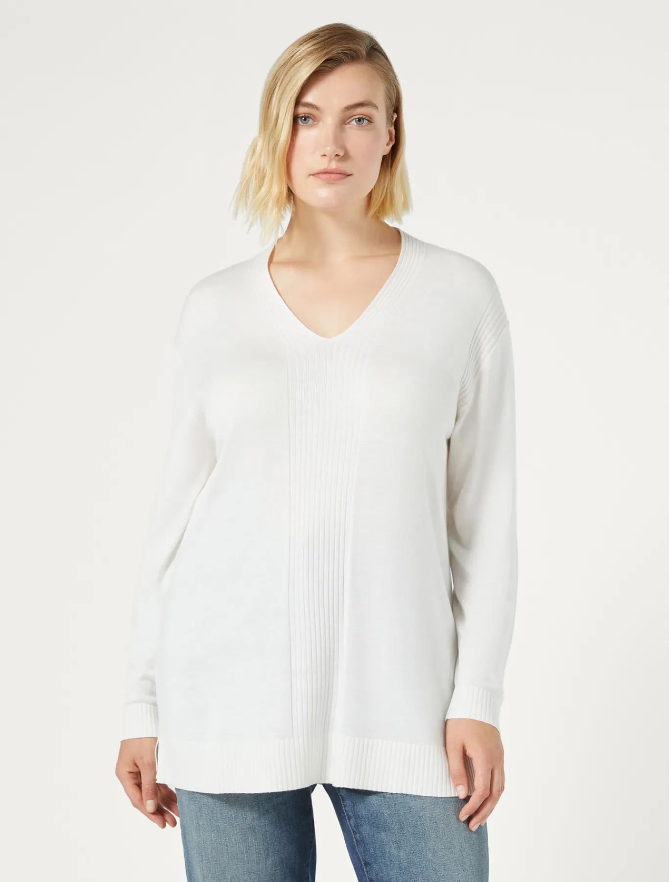 Marina Rinaldi Pull en fil de viscose BLANC Sale