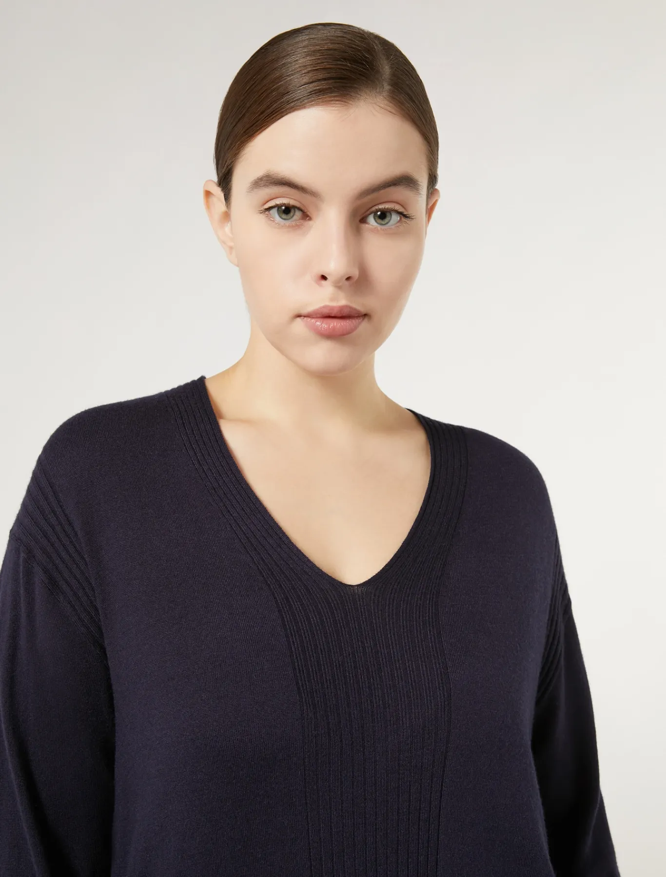 Marina Rinaldi Pull en fil de viscose BLEU Fashion