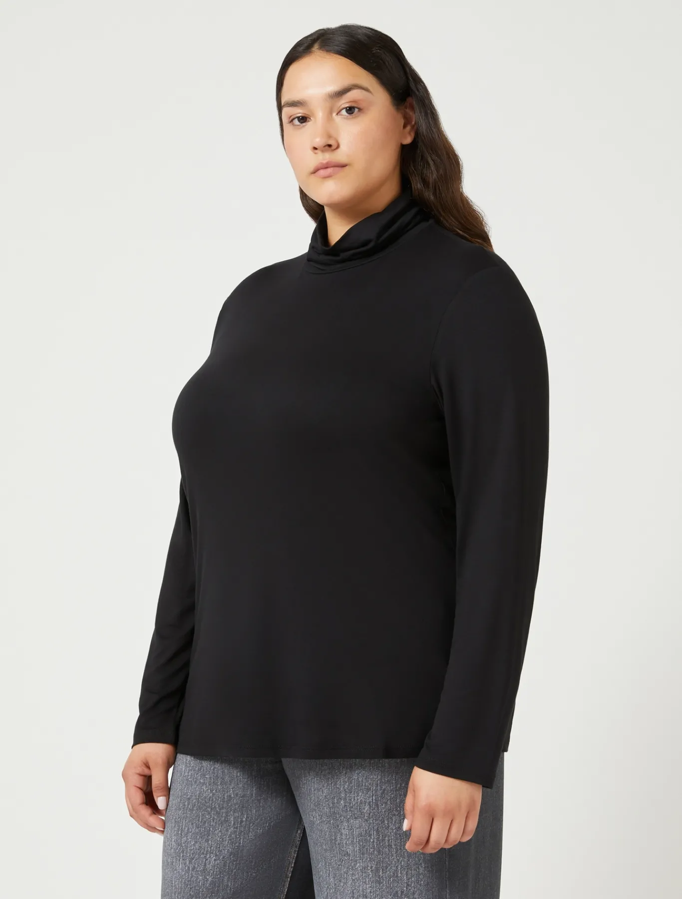Marina Rinaldi Pull en jersey NOIR Clearance