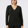Marina Rinaldi Pull en laine NOIR Best