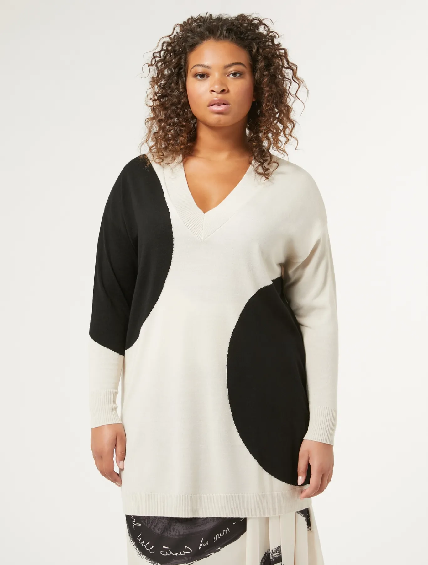 Marina Rinaldi Pull en laine IVOIRE New