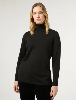 Marina Rinaldi Pull en laine NOIR Fashion