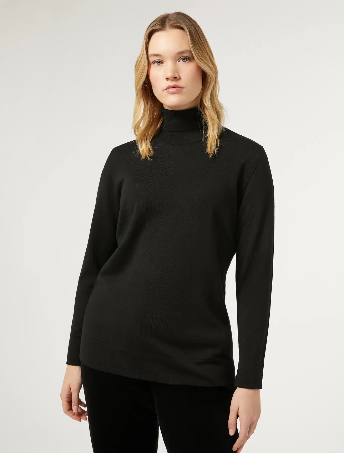 Marina Rinaldi Pull en laine NOIR Fashion