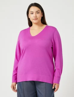 Marina Rinaldi Pull en laine ROSE Best