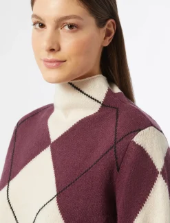 Marina Rinaldi Pull en laine BORDEAUX Fashion
