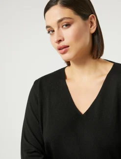 Marina Rinaldi Pull en laine NOIR Best