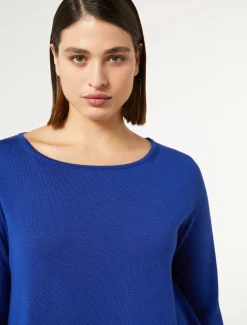 Marina Rinaldi Pull en laine GRISBLEU Best