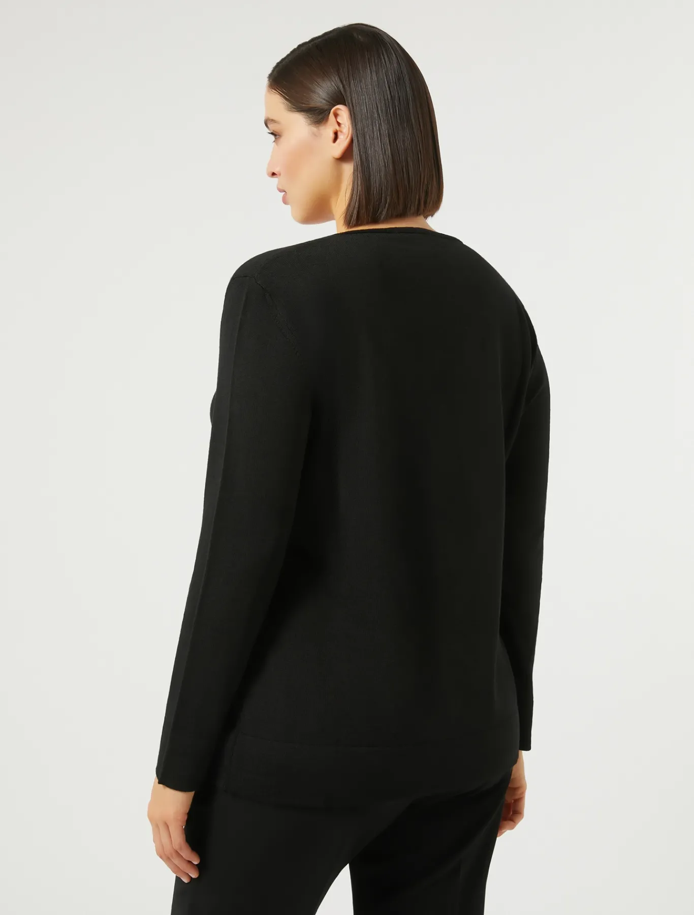 Marina Rinaldi Pull en laine NOIR Best
