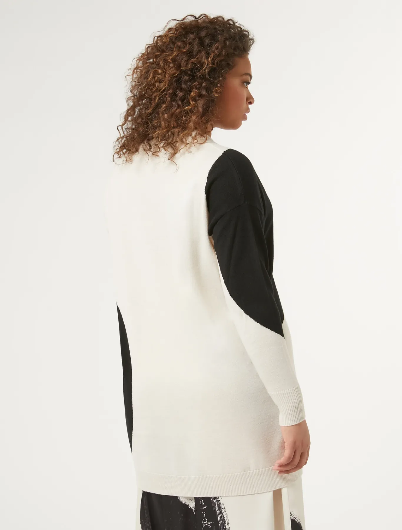 Marina Rinaldi Pull en laine IVOIRE New