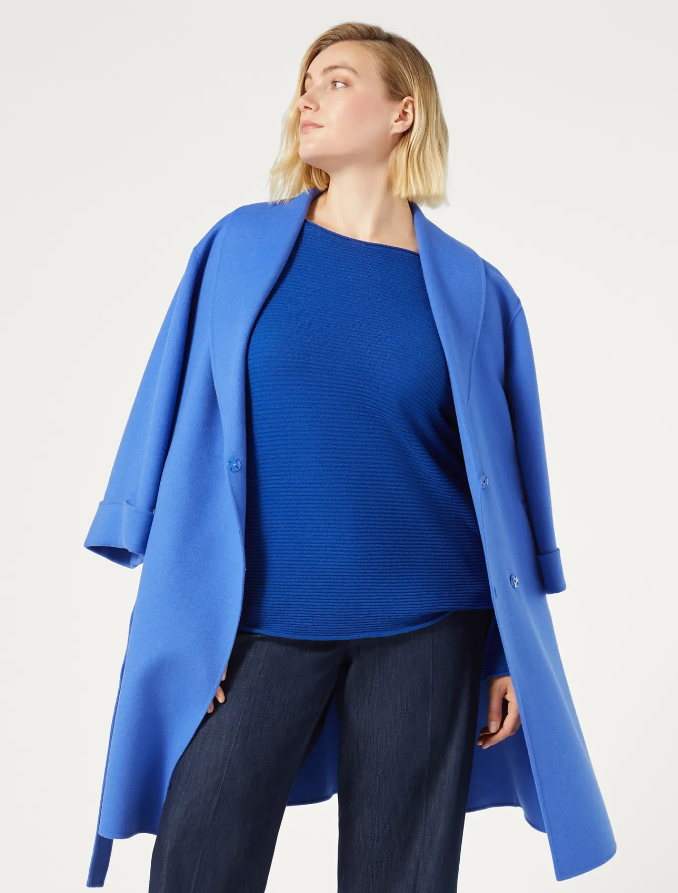 Marina Rinaldi Pull en laine BLEUDECHINE New