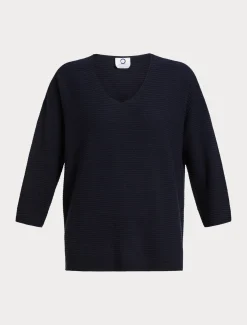 Marina Rinaldi Pull en laine BLEUNUIT Clearance