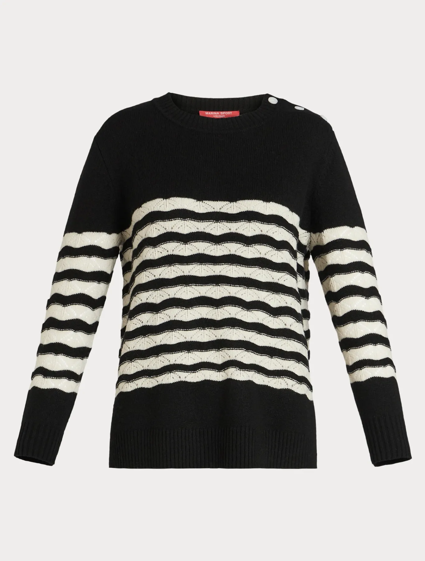 Marina Rinaldi Pull en laine NOIR Fashion