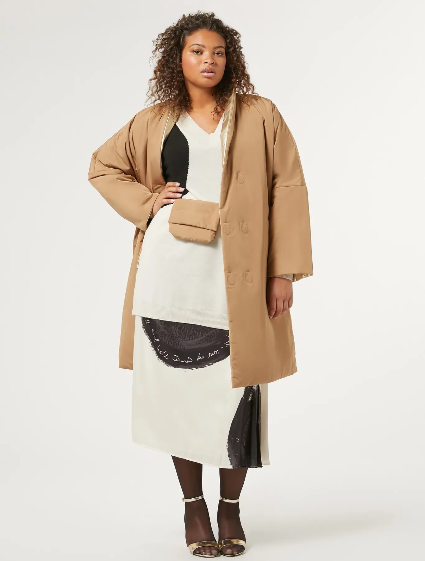 Marina Rinaldi Pull en laine IVOIRE New