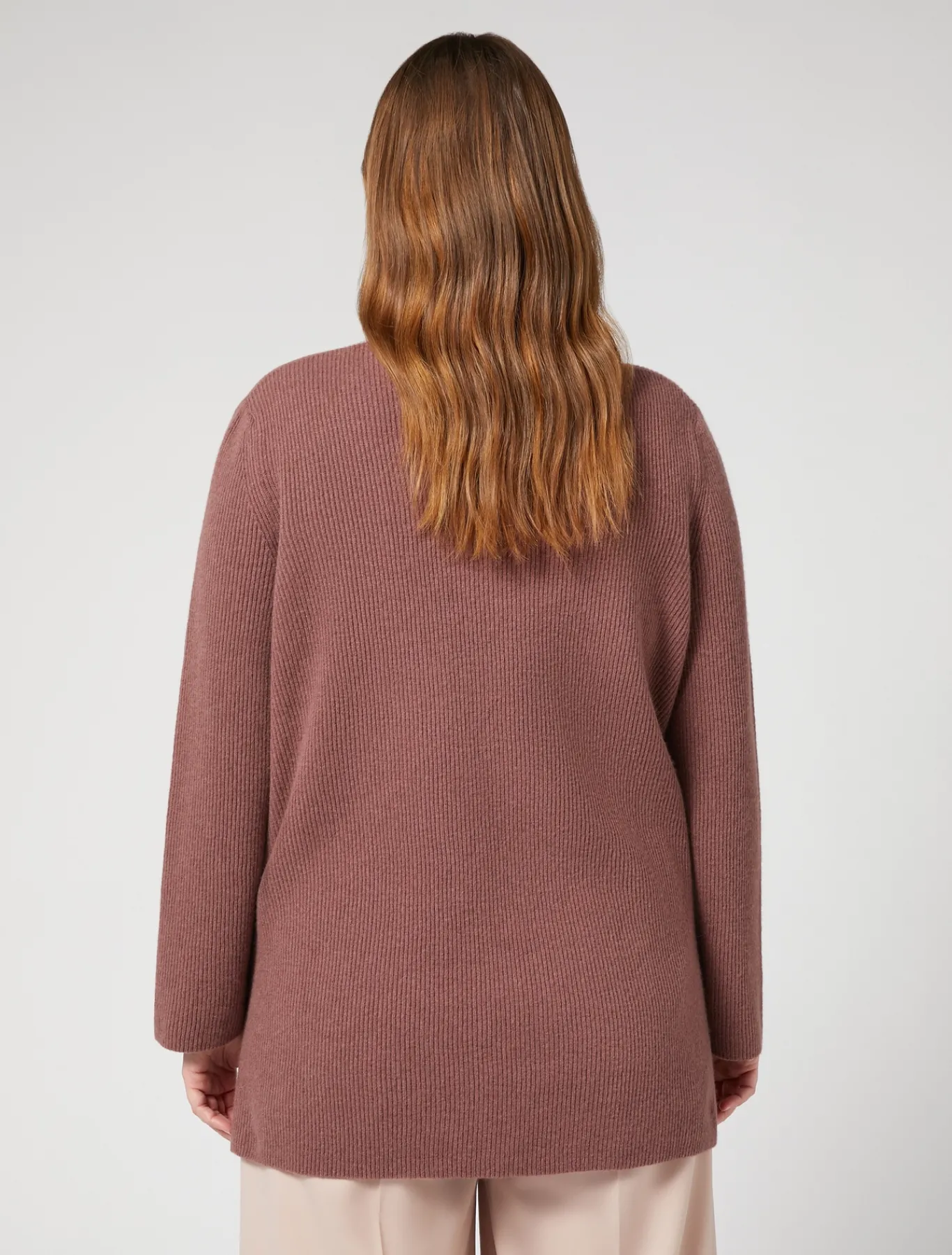 Marina Rinaldi Pull en laine et cachemire ROUILLE Clearance