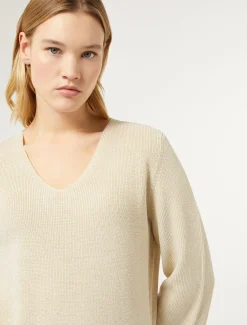 Marina Rinaldi Pull en laine et lurex IVOIRE Hot