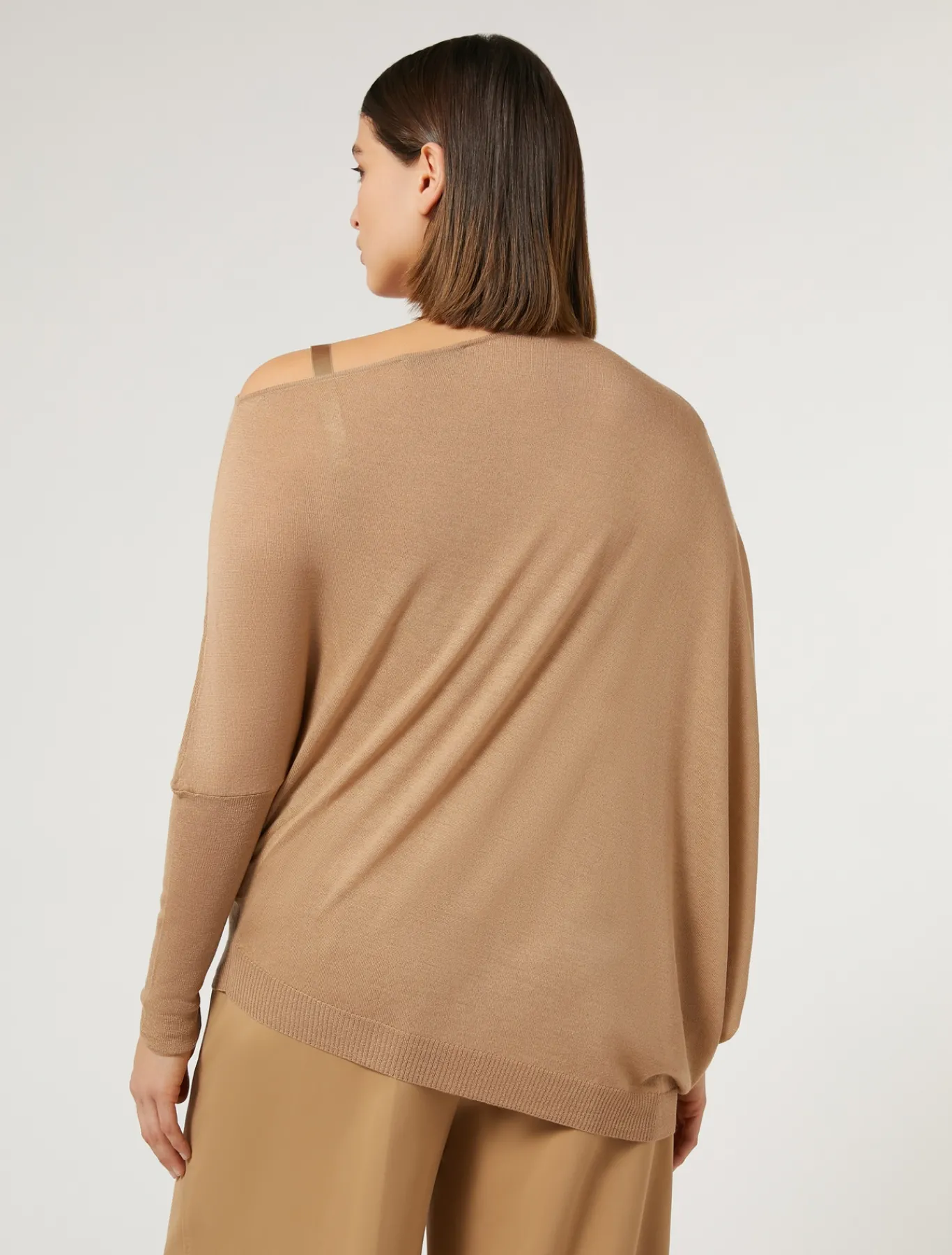 Marina Rinaldi Pull en laine et soie mélangées POILDECHAMEAU Outlet