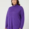 Marina Rinaldi Pull en laine mélangée VIOLET New