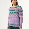 Marina Rinaldi Pull en laine mélangée MAUVE New