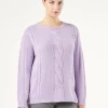 Marina Rinaldi Pull en laine mélangée MAUVE Hot