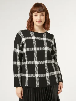 Marina Rinaldi Pull en laine mélangée NOIR Sale