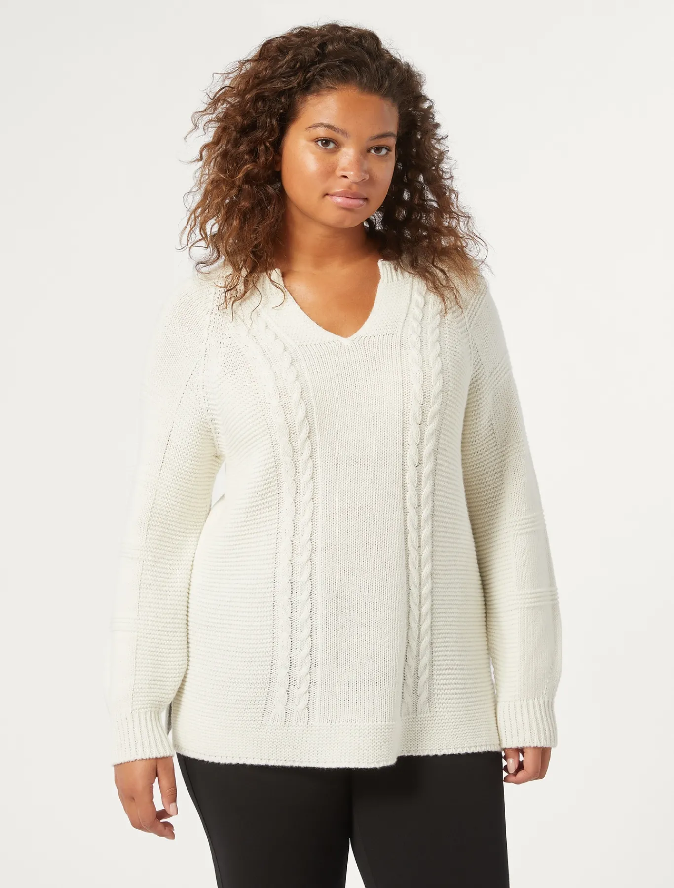 Marina Rinaldi Pull en laine mélangée LAIT Clearance