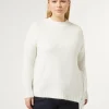 Marina Rinaldi Pull en laine mélangée BLANC Fashion
