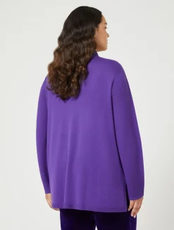 Marina Rinaldi Pull en laine mélangée VIOLET New
