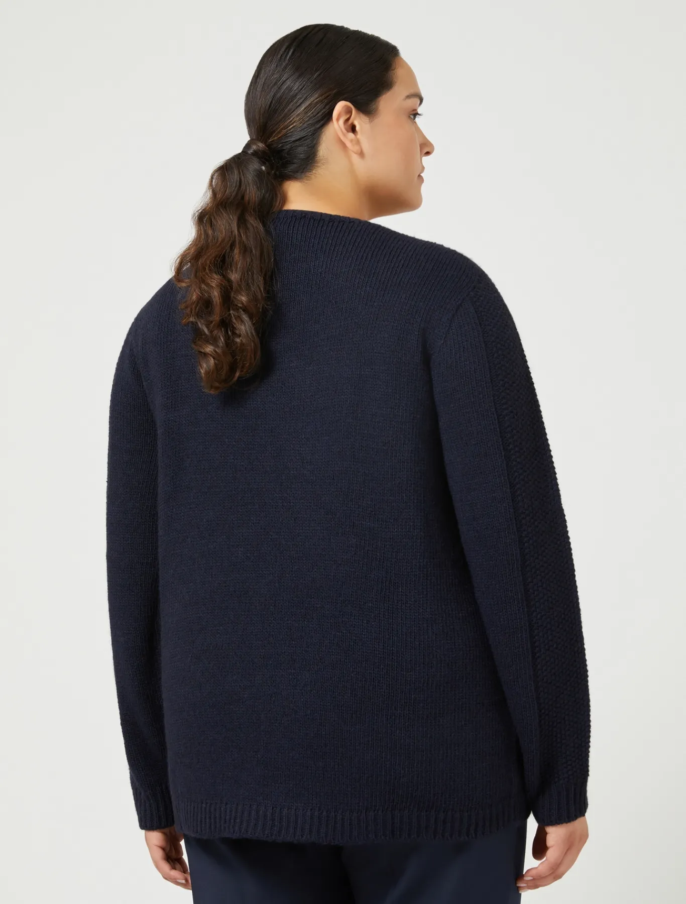 Marina Rinaldi Pull en laine mélangée BLEUNUIT Clearance