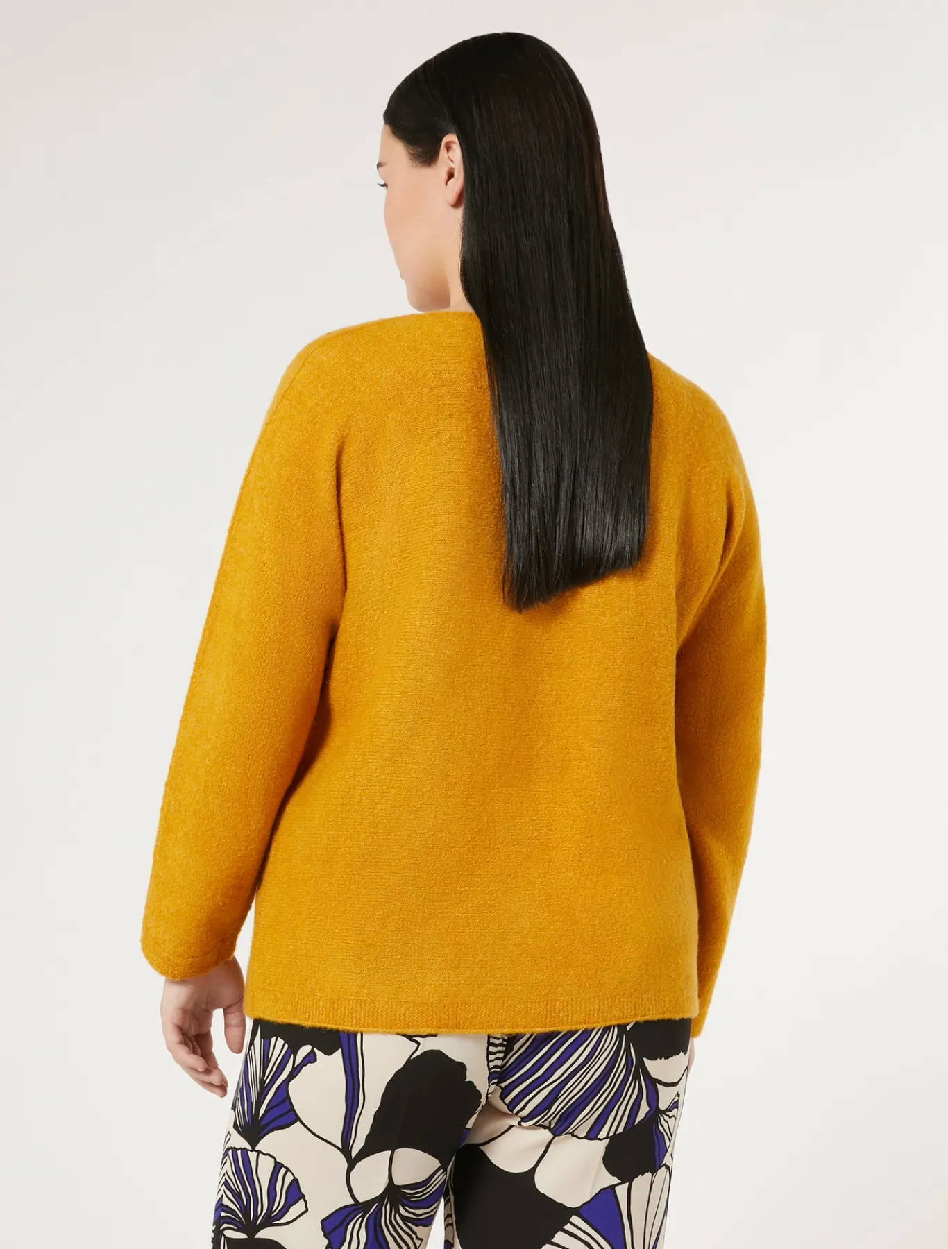 Marina Rinaldi Pull en laine mélangée MOUTARDE Sale