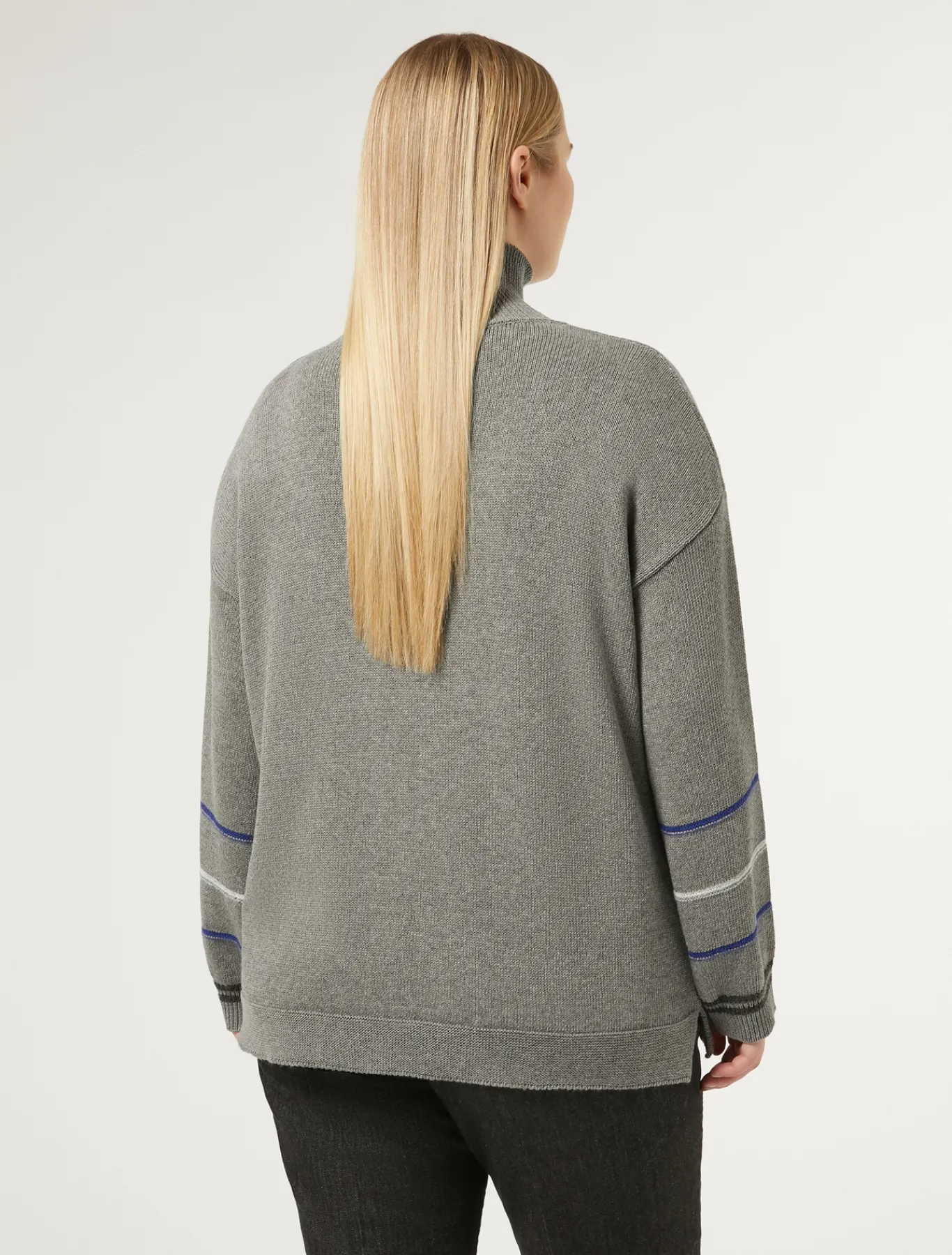 Marina Rinaldi Pull en laine mélangée GRISMOYEN New