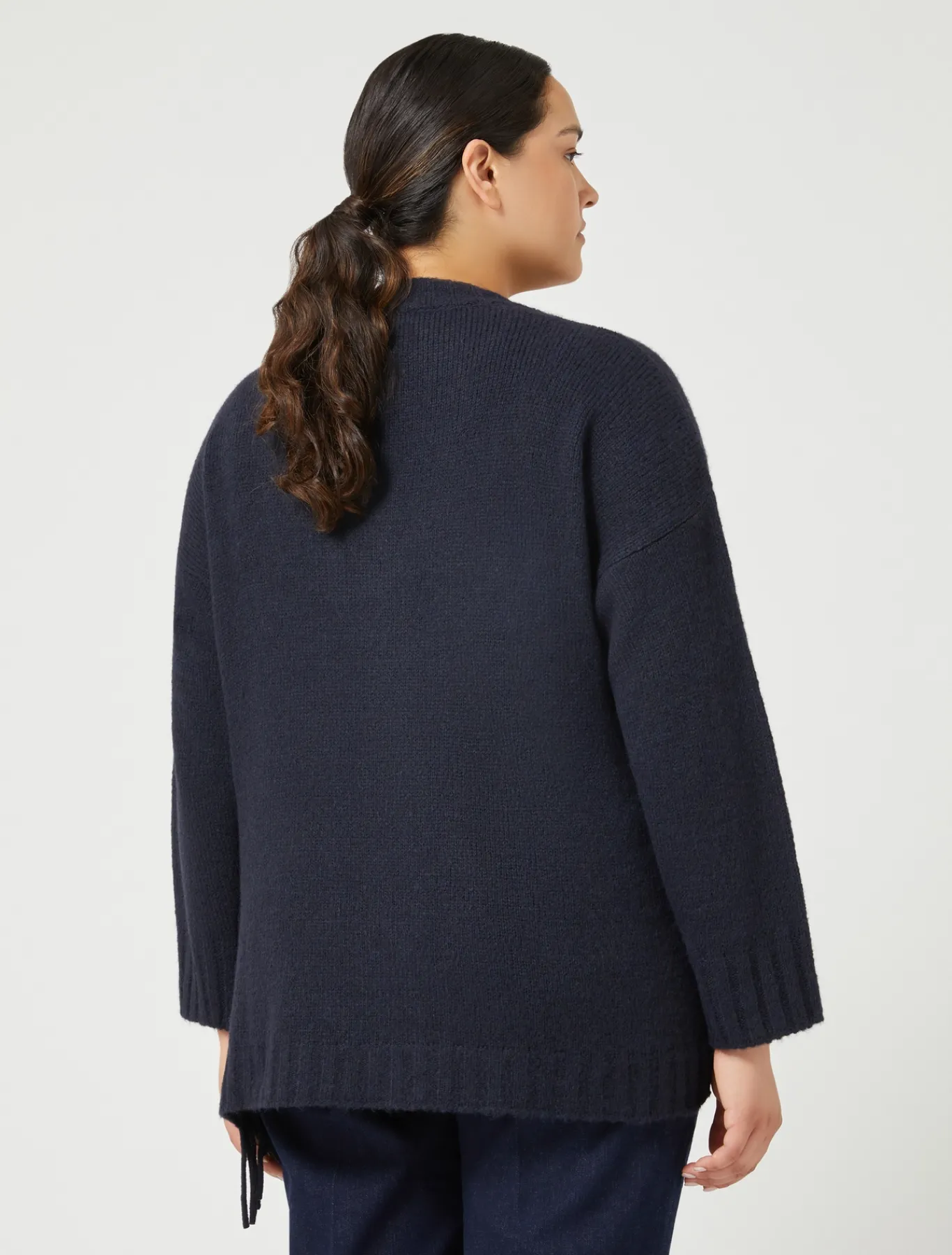 Marina Rinaldi Pull en laine mélangée BLEUNUIT Clearance