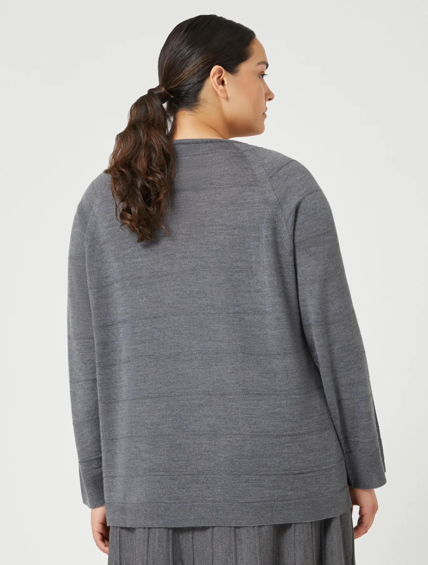 Marina Rinaldi Pull en laine mélangée GRISMOYEN Outlet