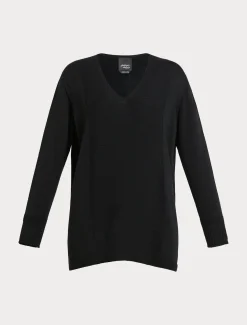 Marina Rinaldi Pull en laine mélangée NOIR Outlet
