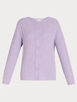Marina Rinaldi Pull en laine mélangée MAUVE Hot