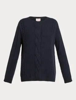 Marina Rinaldi Pull en laine mélangée BLEUNUIT Clearance
