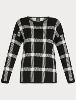 Marina Rinaldi Pull en laine mélangée NOIR Sale