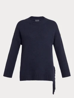 Marina Rinaldi Pull en laine mélangée BLEUNUIT Clearance