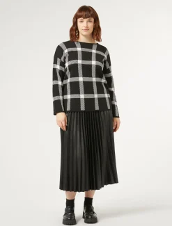 Marina Rinaldi Pull en laine mélangée NOIR Sale