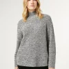 Marina Rinaldi Pull en laine mélangée avec strass BLANCNOIR Hot