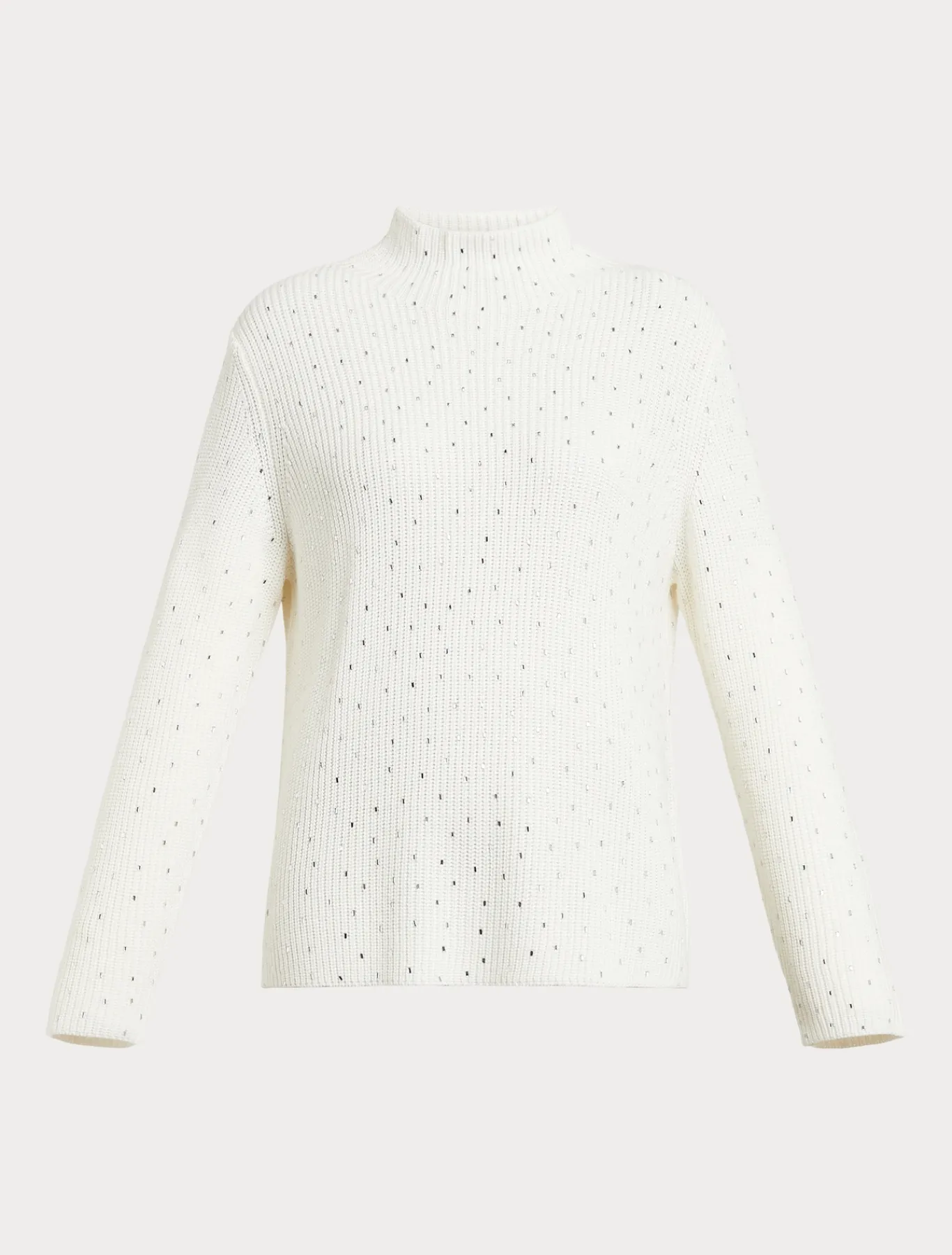 Marina Rinaldi Pull en laine mélangée avec strass BLANC Best