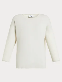 Marina Rinaldi Pull en laine métallisée IVOIRE Outlet