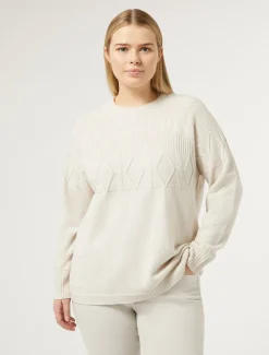 Marina Rinaldi Pull en mélange de cachemire BEIGE Best