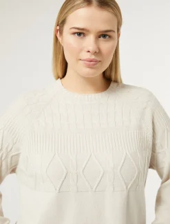 Marina Rinaldi Pull en mélange de cachemire BEIGE Best