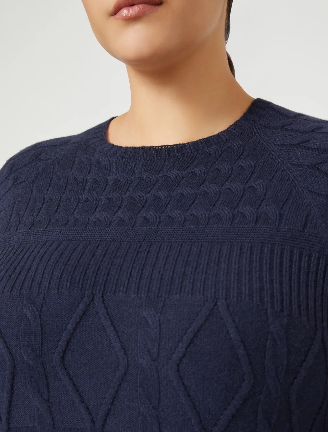 Marina Rinaldi Pull en mélange de cachemire BLEUNUIT Sale