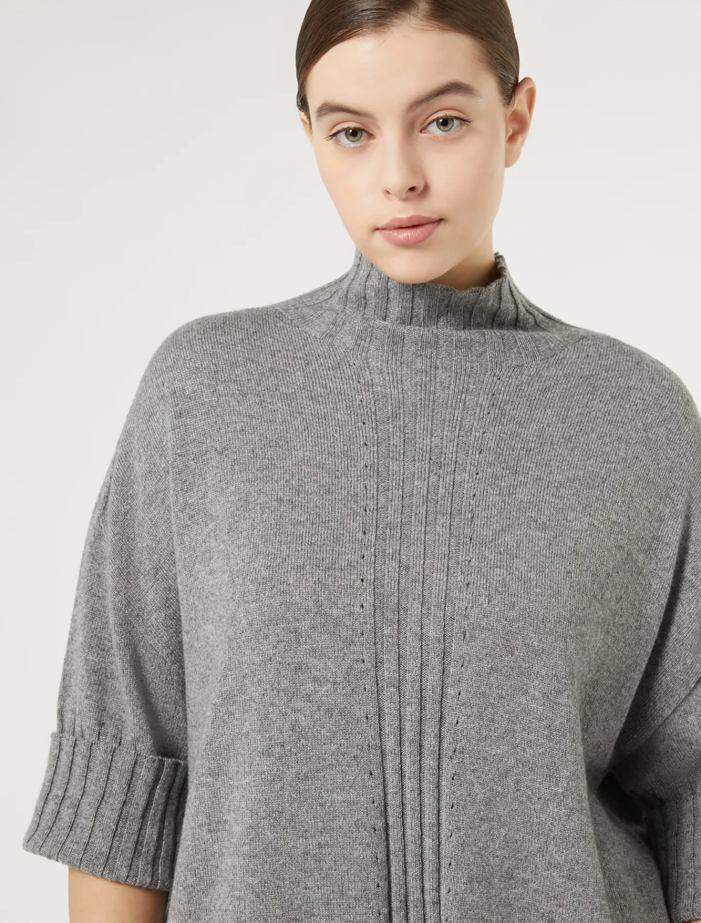 Marina Rinaldi Pull en mélange de cachemire GRISMOYEN Fashion