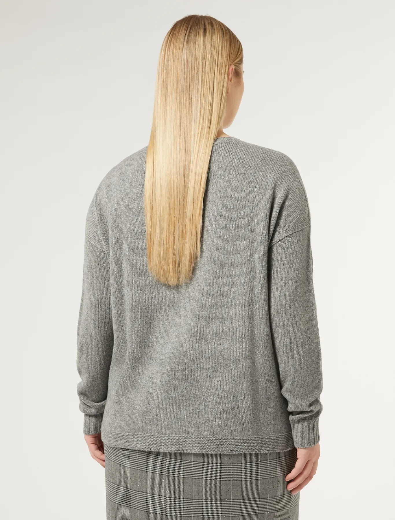 Marina Rinaldi Pull en mélange de cachemire GRISMOYEN New