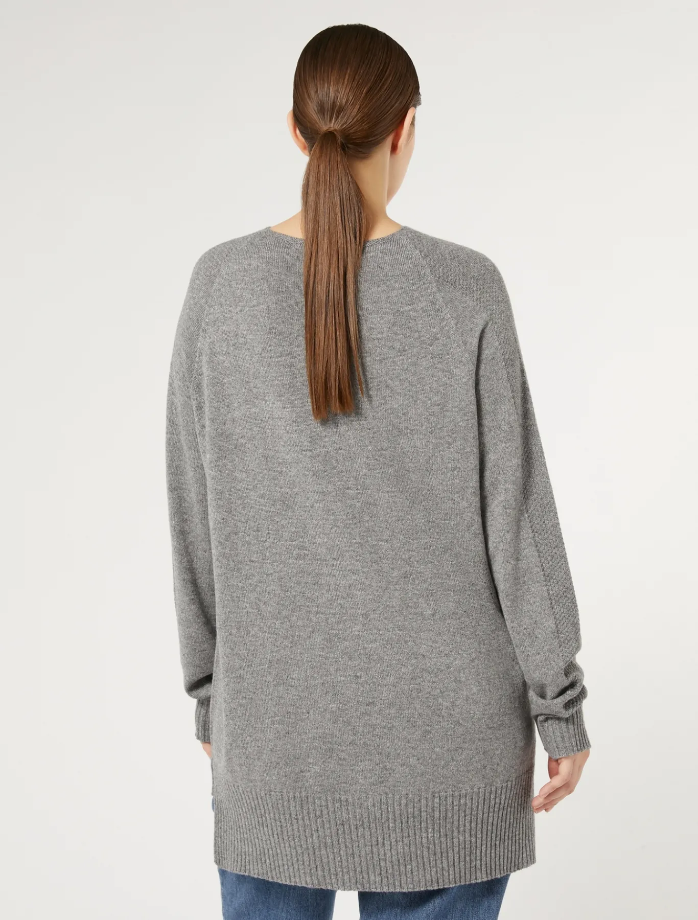 Marina Rinaldi Pull en mélange de cachemire GRISMOYEN Outlet