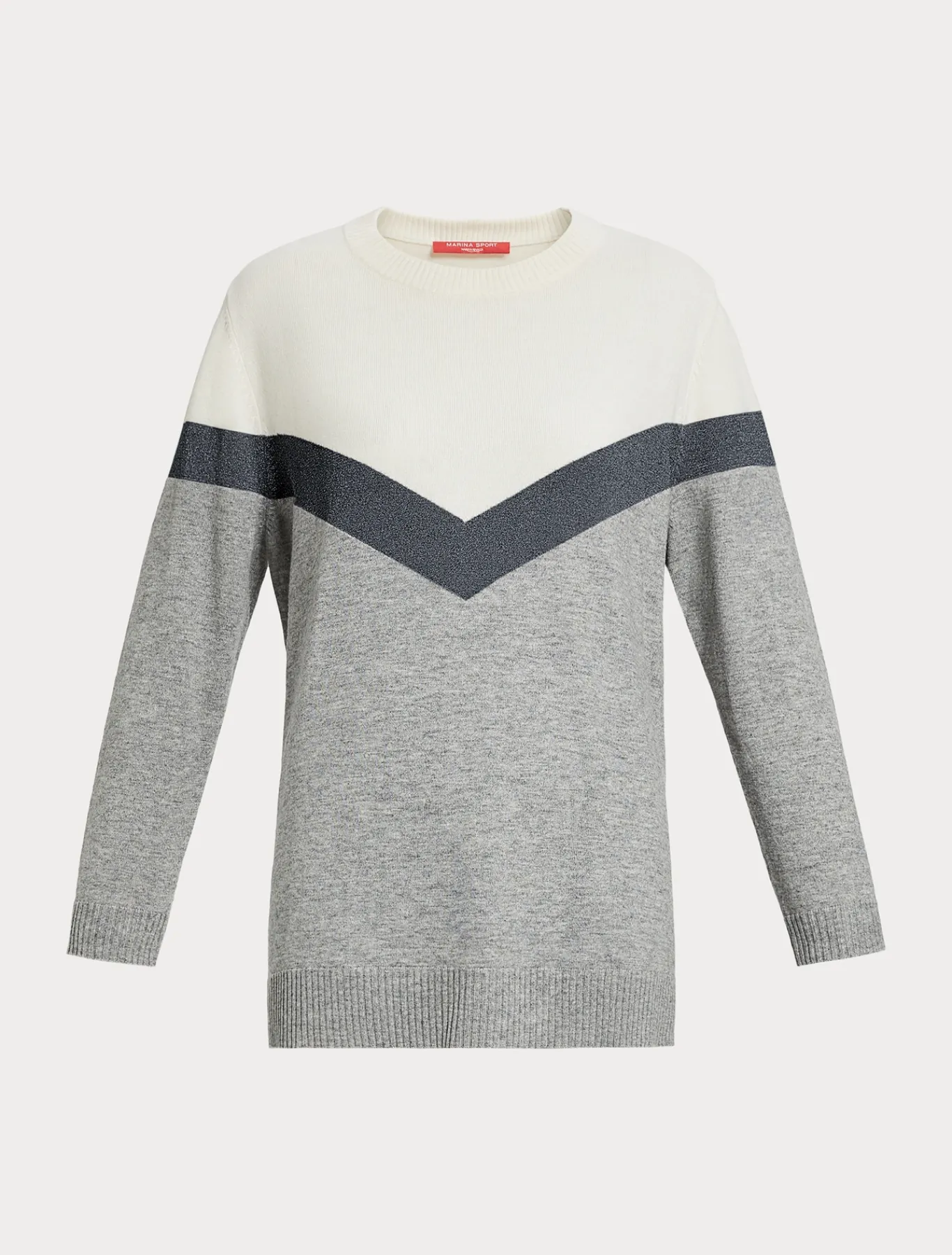 Marina Rinaldi Pull en mélange de cachemire GRISMOYEN Outlet