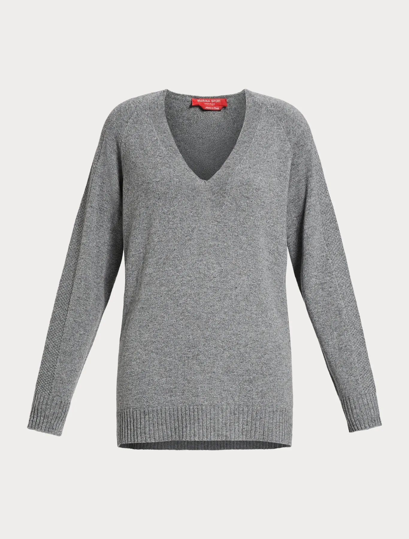 Marina Rinaldi Pull en mélange de cachemire GRISMOYEN Outlet