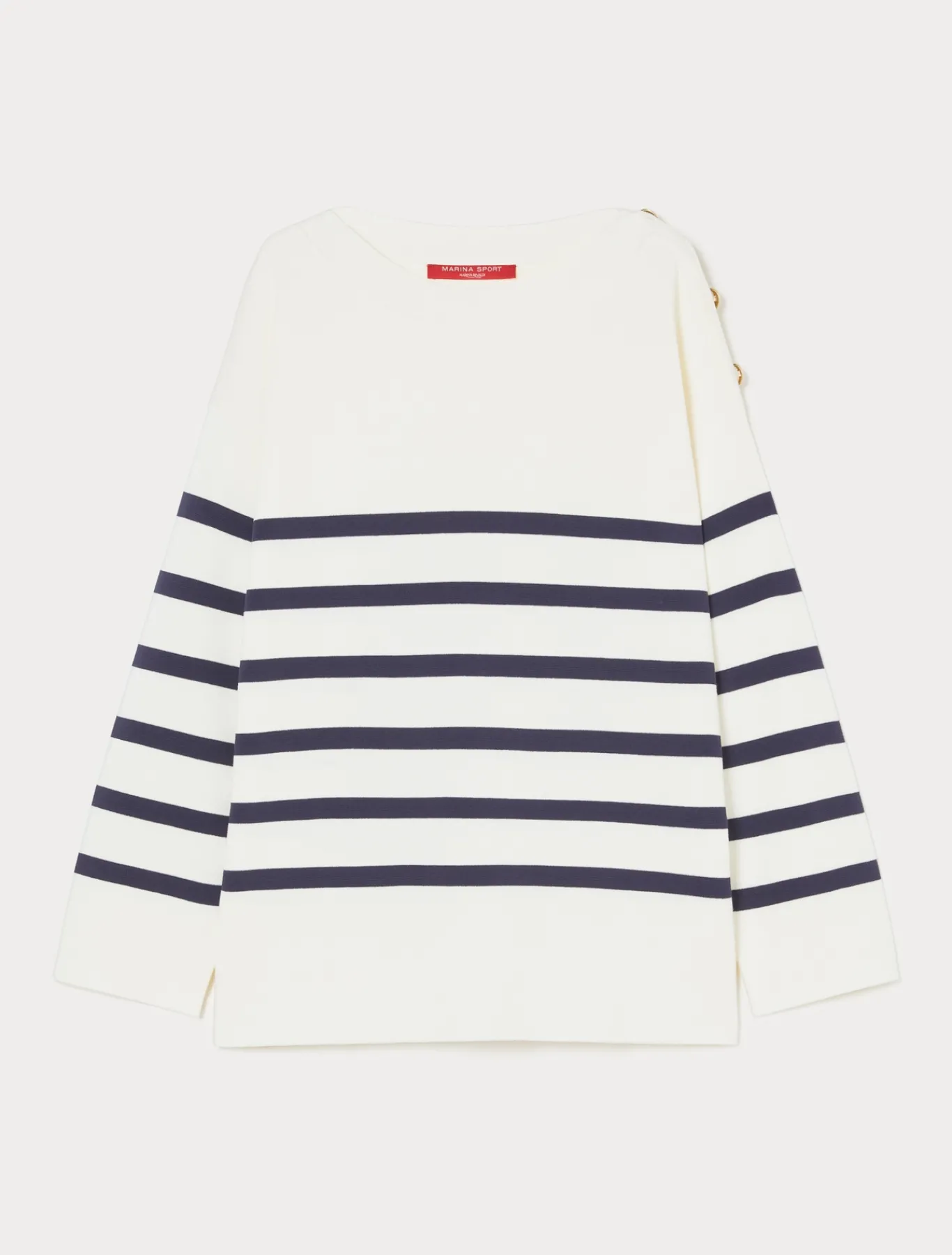 Marina Rinaldi Pull en mélange de coton IVOIRE Clearance